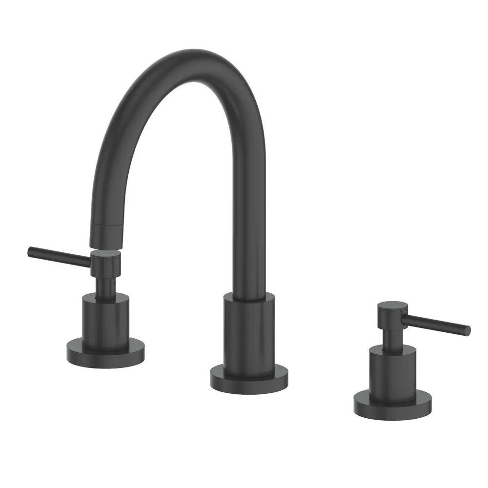 ZLINE Autograph Edition Emerald Bay Widespread Bath Faucet in Matte Black (EMBY-BF-MB) main image.