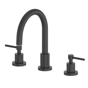 ZLINE Autograph Edition Emerald Bay Widespread Bath Faucet in Matte Black (EMBY-BF-MB) main image.