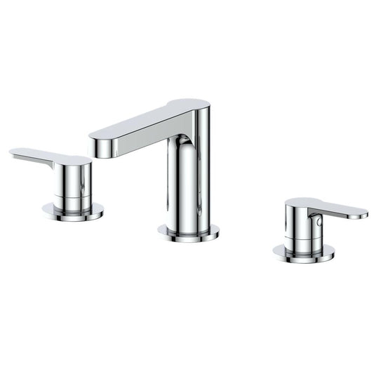 ZLINE Fallen Leaf Widespread Bath Faucet in Chrome (FLF-BF-CH)