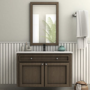 ZLINE Zephyr Single Handle Bath Faucet in Matte Black (ZEP-BF-MB) in a luxury bathroom.