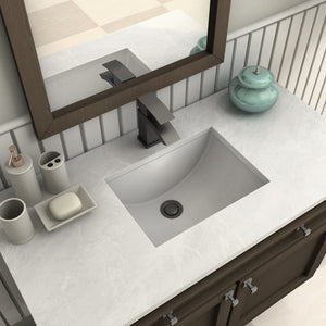 ZLINE Zephyr Single Handle Bath Faucet in Matte Black (ZEP-BF-MB) in a luxury bathroom.