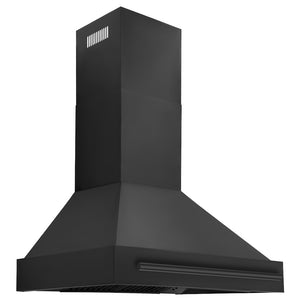 ZLINE 36 in. Black Stainless Steel Range Hood with Black Stainless Steel Handle (BS655-36-BS)