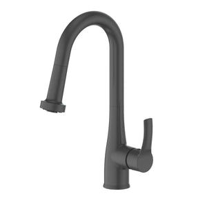 ZLINE Autograph Edition Dali Pull Down Single Handle Kitchen Faucet in Matte Black (DAL-KF-MB) main image.