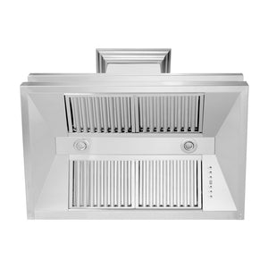 ZLINE 30 in. Designer Series Ducted Wall Mount Range Hood in Satin Stainless Steel (8656S-30)