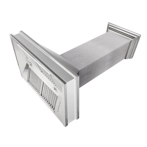 ZLINE 36 in. Designer Series Ducted Wall Mount Range Hood in Satin Stainless Steel (8656S-36)
