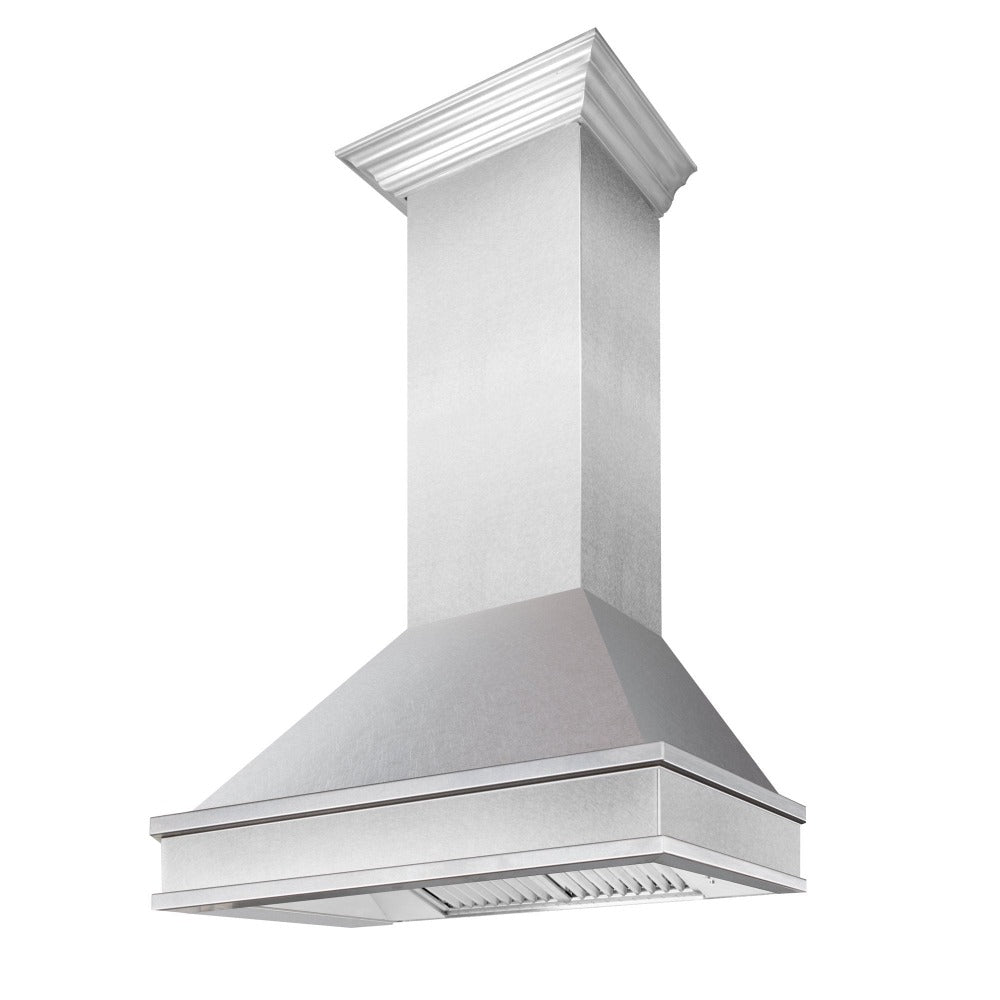 ZLINE 36 in. Designer Series Ducted Wall Mount Range Hood in Satin Stainless Steel (8656S-36)