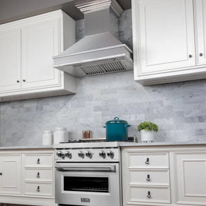 ZLINE 30 in. Designer Series Ducted Wall Mount Range Hood in Satin Stainless Steel (8656S-30)
