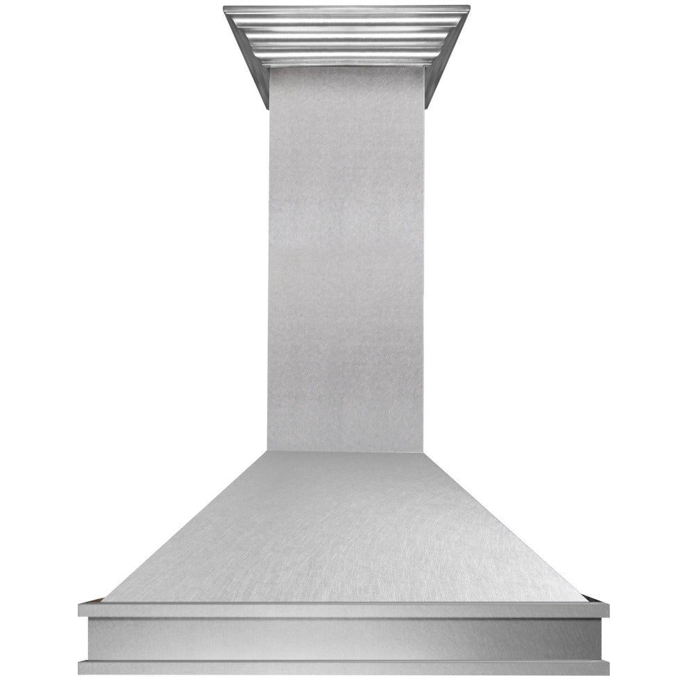 ZLINE 36 in. Designer Series Ducted Wall Mount Range Hood in Satin Stainless Steel (8656S-36)