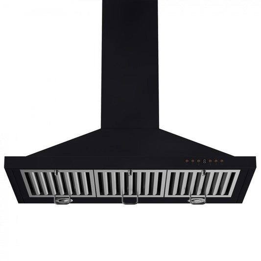 ZLINE 42 in. Designer Series Convertible Vent Wall Mount Range Hood in Oil-Rubbed Bronze (8KBB-42)
