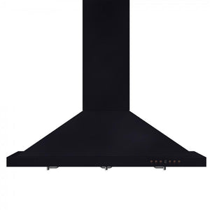 ZLINE 36 in. Designer Series Convertible Vent Wall Mount Range Hood in Oil-Rubbed Bronze (8KBB-36)