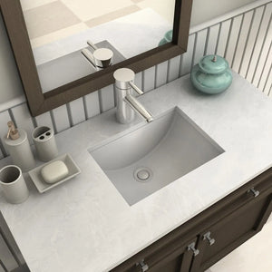 ZLINE Donner Single Handle Bath Faucet in Chrome (DNR-BF-CH) above a bathroom vanity.