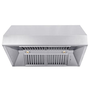 ZLINE 30 in. Satin Stainless Steel Convertible Vent Under Cabinet Range Hood (8685S-30) under.