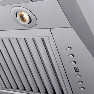 ZLINE 30 in. Satin Stainless Steel Convertible Vent Under Cabinet Range Hood (8685S-30) under.