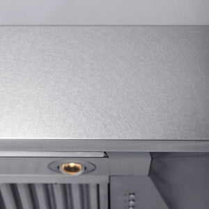ZLINE 36 in. Satin Stainless Steel Convertible Vent Under Cabinet Range Hood (8685S-36) under.