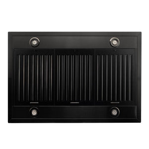 ZLINE 30 in. Convertible Vent Island Mount Range Hood in Black Stainless Steel (BSGL2iN-30)