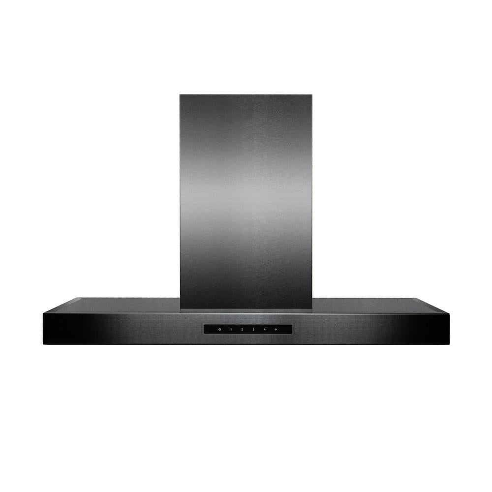 ZLINE 30 in. Convertible Island Mount Range Hood in Black Stainless Steel (BSKE2iN-30)