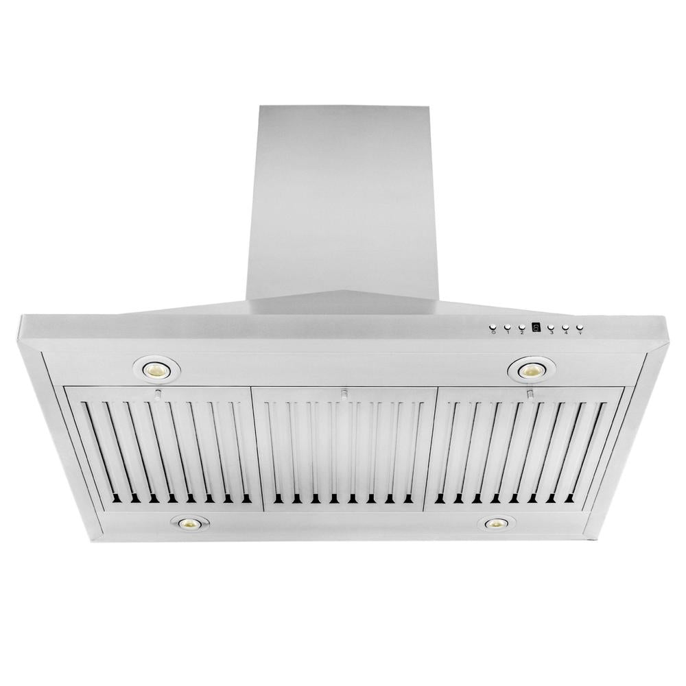 ZLINE 36 in. Convertible Vent Island Mount Range Hood in Stainless Steel (GL1i-36)