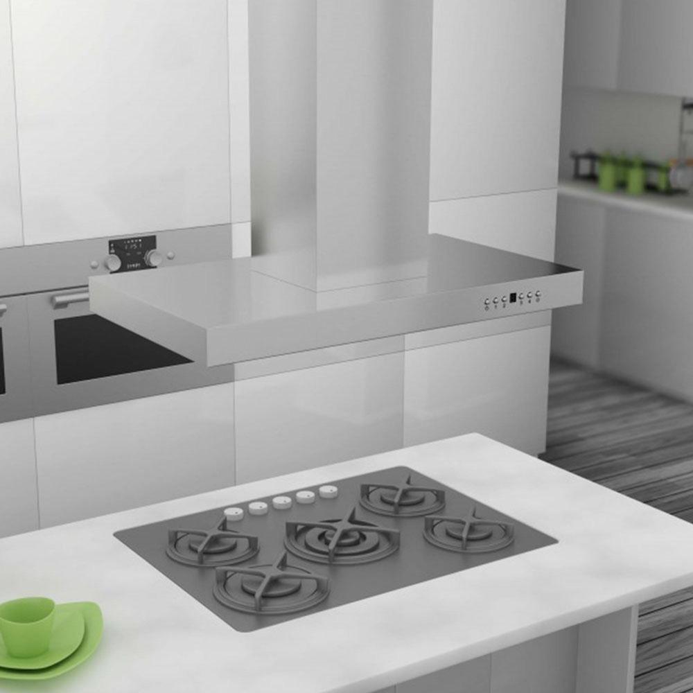 ZLINE 36 in. Convertible Vent Island Mount Range Hood in Stainless Steel (KE2i-36)