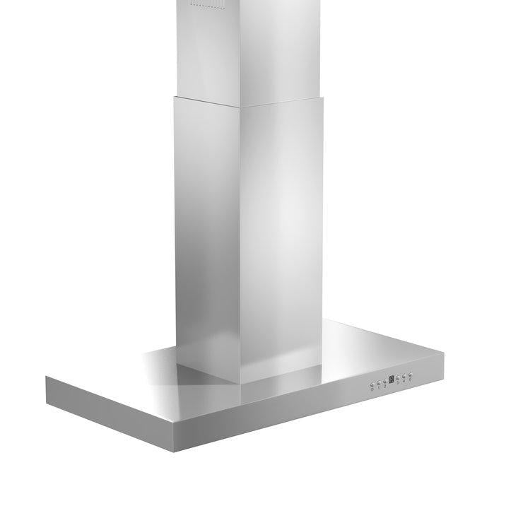 ZLINE 48 in. Convertible Vent Island Mount Range Hood in Stainless Steel (KE2i-48)