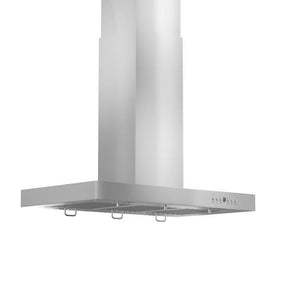 ZLINE 30 in. Convertible Vent Island Mount Range Hood in Stainless Steel (KE2i-30)