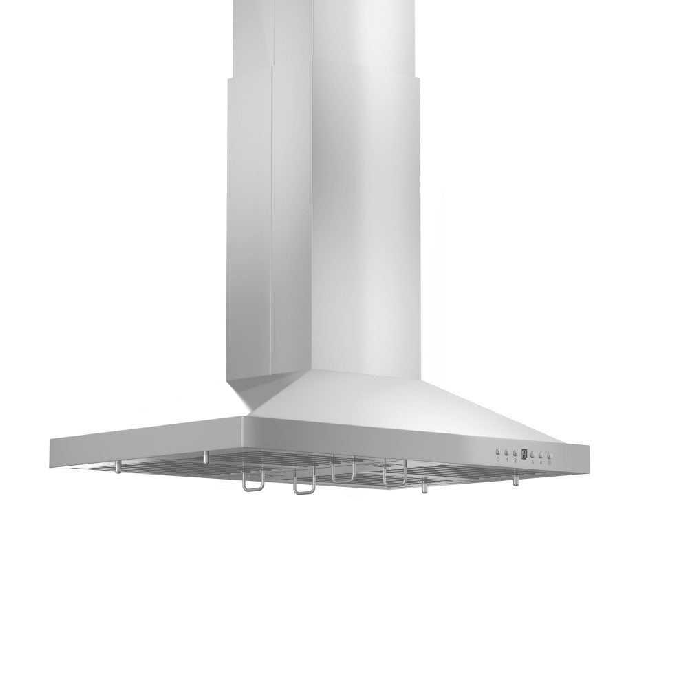 ZLINE 36 in. Convertible Vent Island Mount Range Hood in Stainless Steel (GL2i-36)