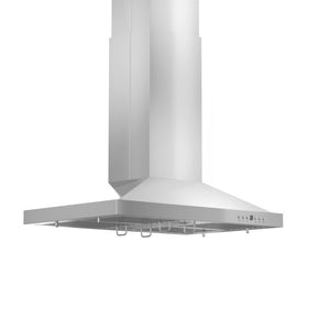 ZLINE 36 in. Convertible Vent Island Mount Range Hood in Stainless Steel (GL2i-36)