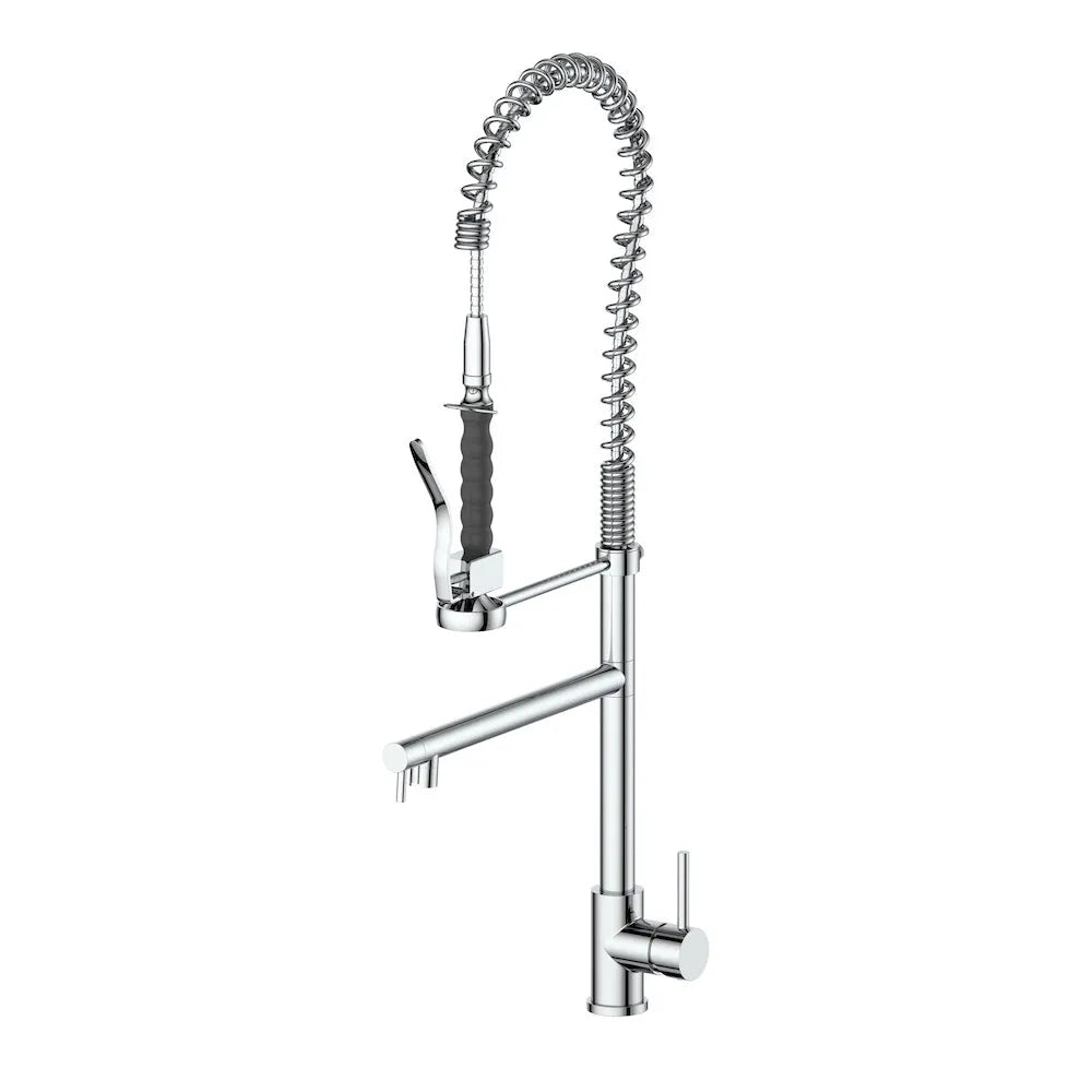 ZLINE Van Gogh Pull Down Spring Kitchen Faucet with Pot Filler in Chrome (VNG-KF-CH) main image.