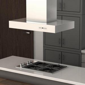 ZLINE 36 in. Ducted Outdoor Island Mount Range Hood in Stainless Steel (KECOMi-304-36)