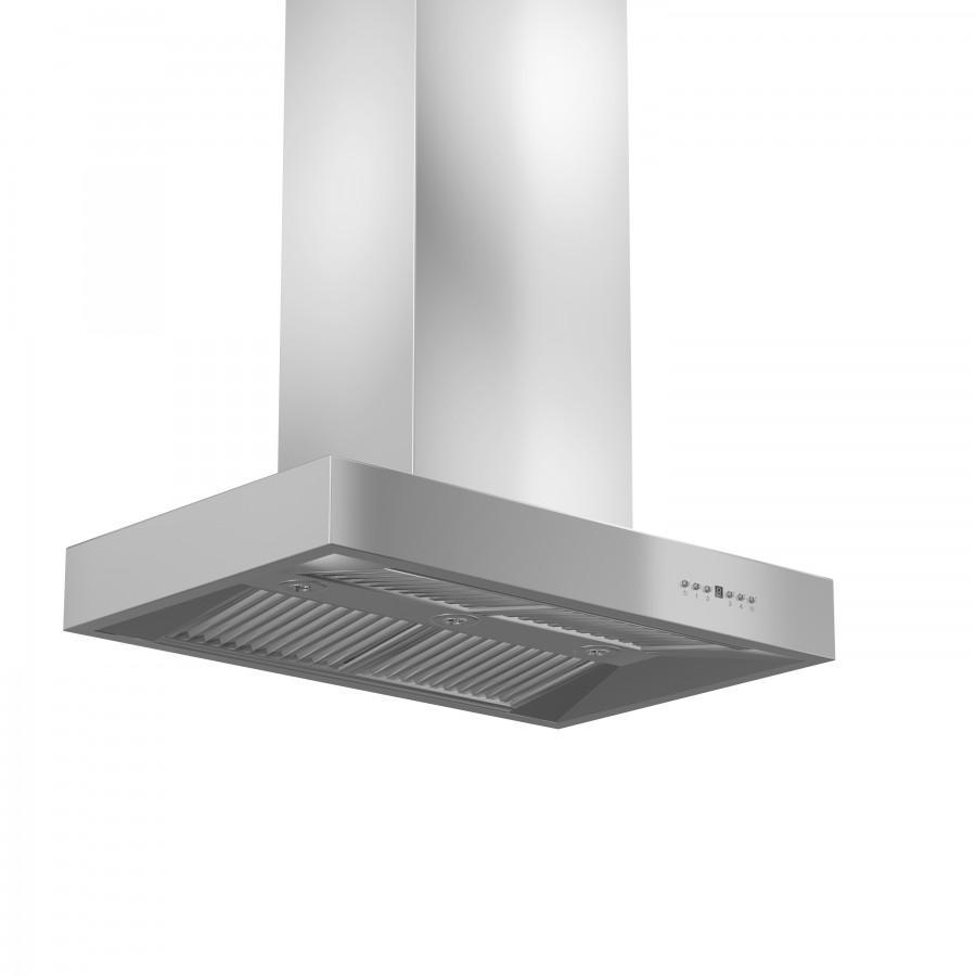 ZLINE 36 in. Ducted Professional Island Mount Range Hood in Stainless Steel (KECOMi-36)