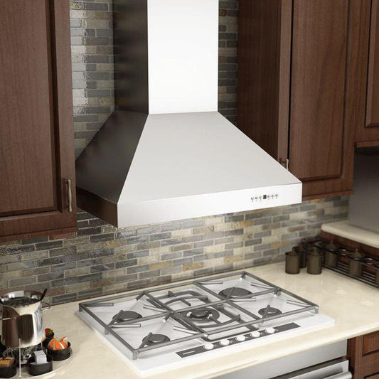 ZLINE Kitchen and Bath, ZLINE Professional Wall Mount Range Hood in Stainless Steel (697), 697-30,