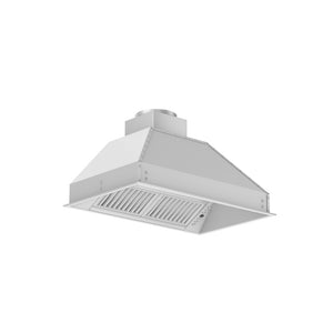 ZLINE 34 in. Ducted Wall Mount Range Hood Insert in Stainless Steel (721-34) side, under.