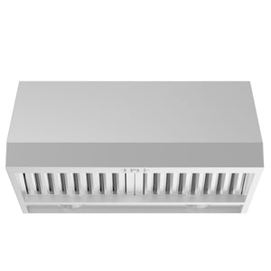 ZLINE 36 in. Convertible Vent Under Cabinet Range Hood in Stainless Steel (523-36) front, under.
