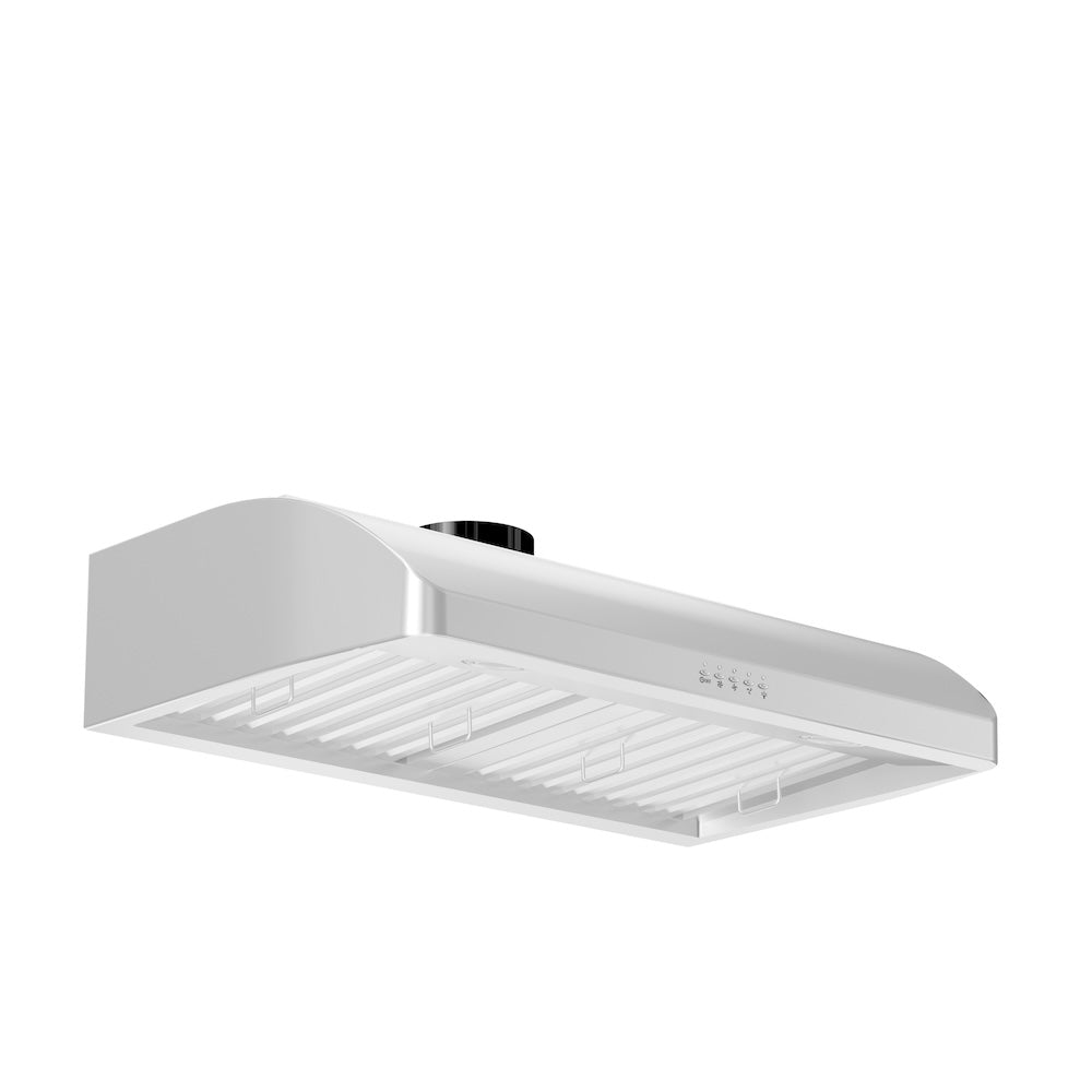 ZLINE 36 in. Ducted Under Cabinet Range Hood in Stainless Steel (625-36) side, under.