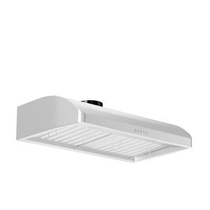 ZLINE 36 in. Ducted Under Cabinet Range Hood in Stainless Steel (625-36) side, under.
