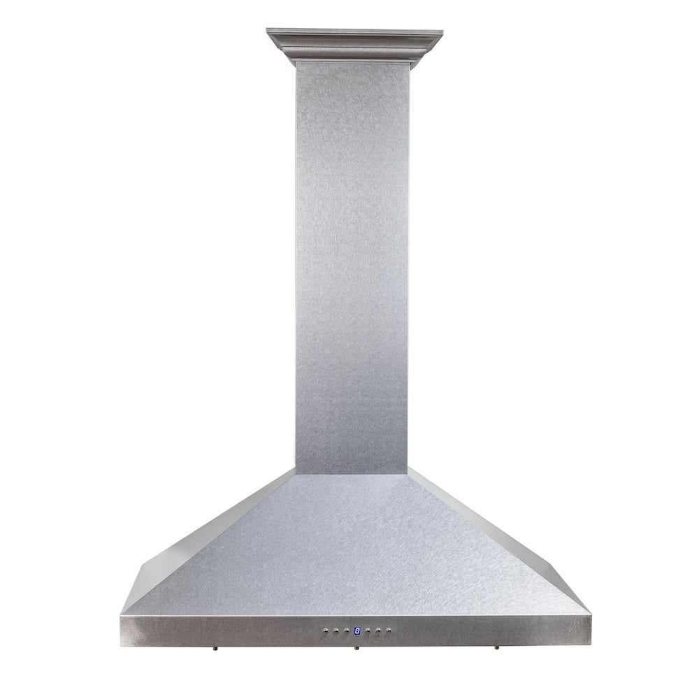 ZLINE 30 in. Convertible Vent Wall Mount Range Hood in Satin Stainless Steel (8KL3S-30) front.