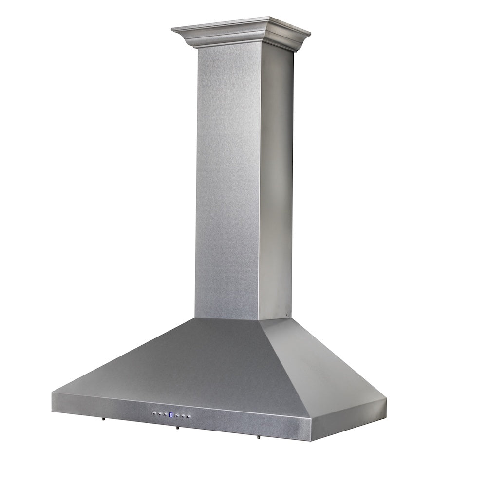 ZLINE 30 in. Convertible Vent Wall Mount Range Hood in Satin Stainless Steel (8KL3S-30) side.