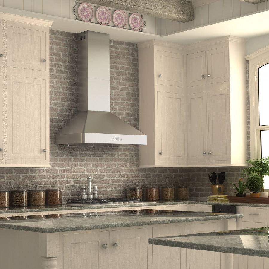 ZLINE 30 in. Convertible Vent Wall Mount Range Hood in Stainless Steel (KF2-30)