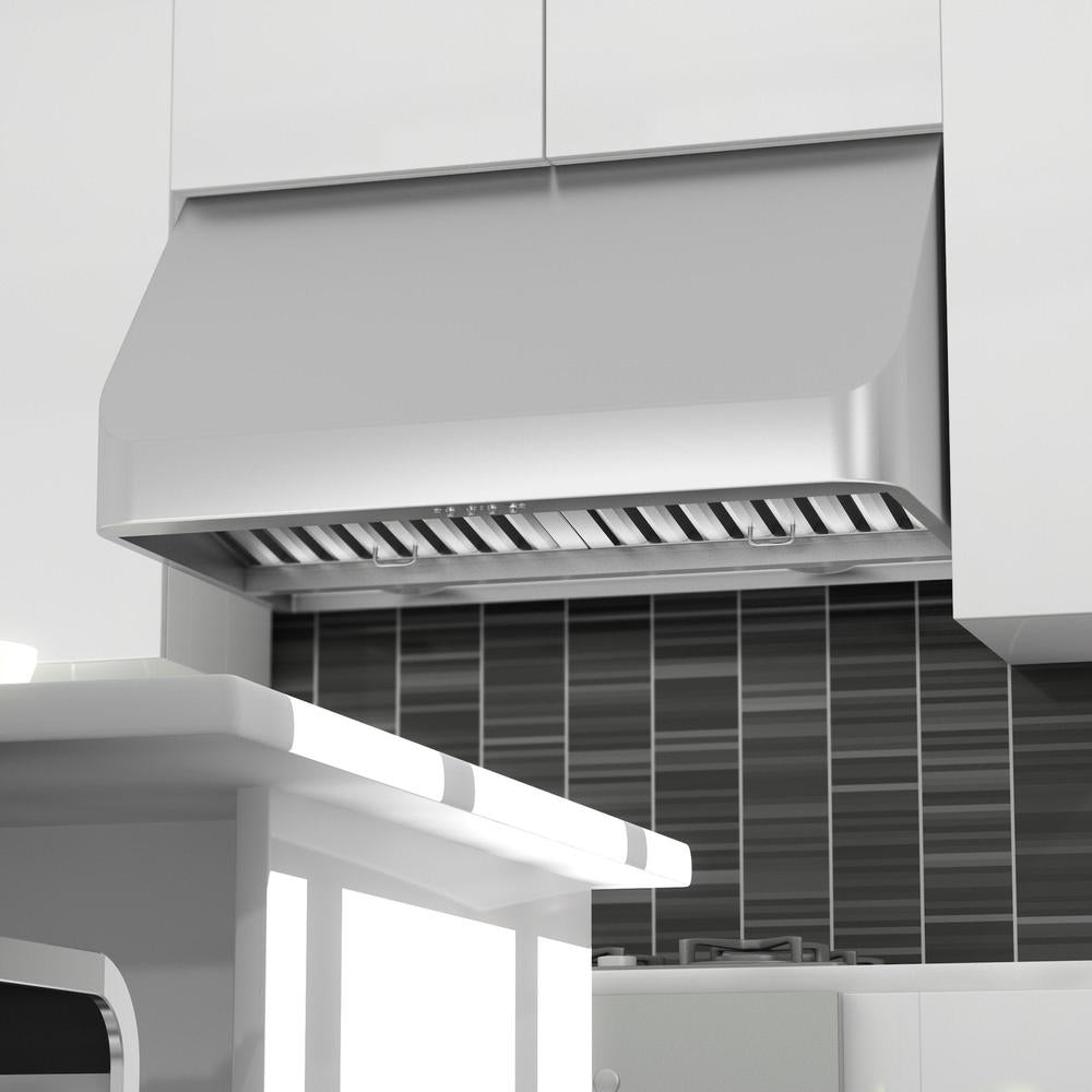ZLINE 60 in. Convertible Vent Under Cabinet Range Hood in Stainless Steel (520-60)