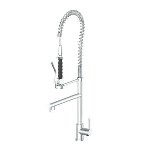ZLINE Van Gogh Pull Down Spring Kitchen Faucet with Pot Filler in Brushed Nickel (VNG-KF-BN) main image.