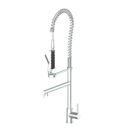 ZLINE Van Gogh Pull Down Spring Kitchen Faucet with Pot Filler in Brushed Nickel (VNG-KF-BN) main image.