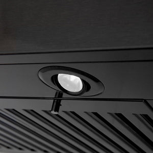 ZLINE 36 in. Convertible Vent Wall Mount Range Hood in Black Stainless Steel (BSKEN-36)