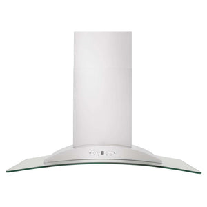 ZLINE 36 in. Convertible Vent Wall Mount Range Hood in Stainless Steel and Glass (KN-36)