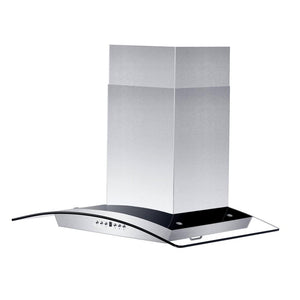 ZLINE 30 in. Convertible Vent Wall Mount Range Hood in Stainless Steel and Glass (KZ-30)