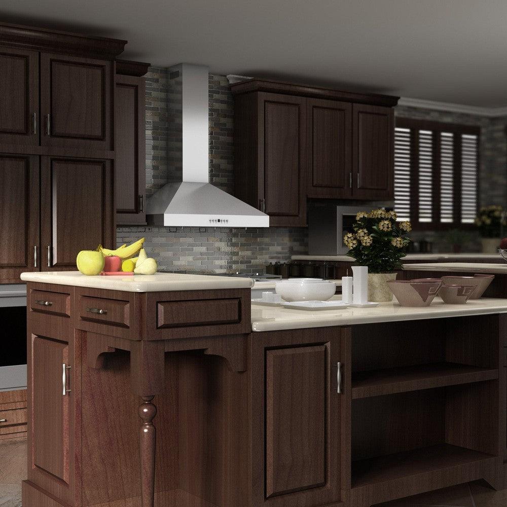 ZLINE 36 in. Convertible Vent Wall Mount Range Hood in Stainless Steel (KL3-36)