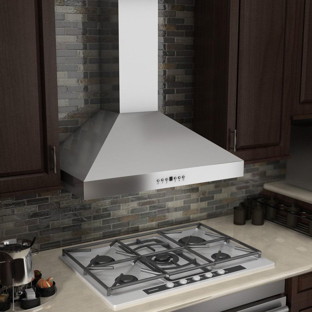 ZLINE 36 in. Convertible Vent Wall Mount Range Hood in Stainless Steel (KL3-36)