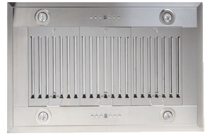 ZLINE 36 in. Convertible Vent Wooden Island Mount Range Hood in Black (KBiCC-36)