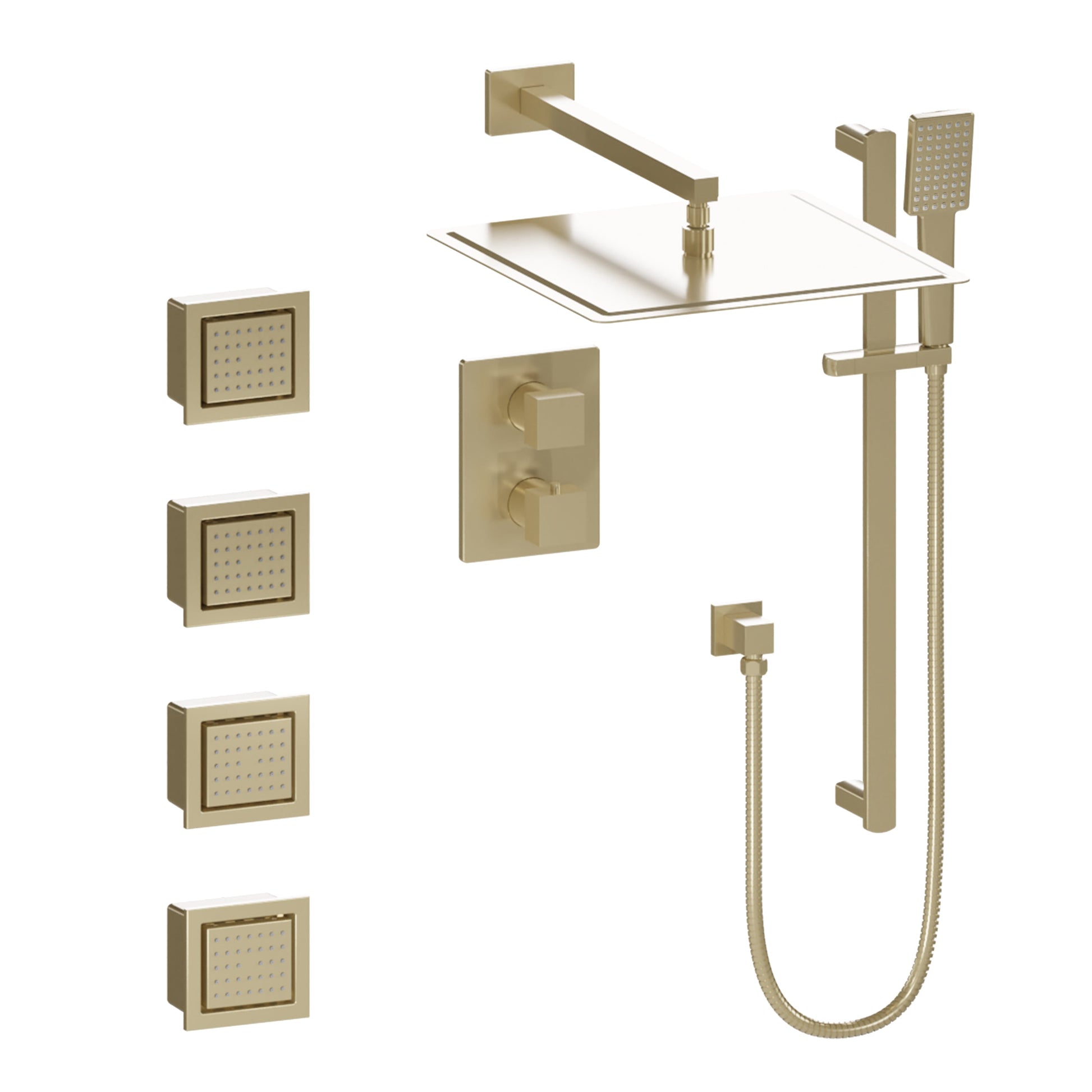 Zline Crystal Bay Thermostatic Shower System With Body Jets Cby Shs T3 Zline Kitchen And Bath