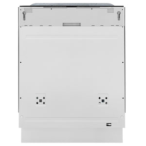 ZLINE 24 in. Panel Ready Monument Series 3rd Rack Top Touch Control Dishwasher with Stainless Steel Tub, 45dBa (DWMT-24) front.