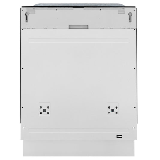 ZLINE 24 in. Panel Ready Monument Series 3rd Rack Top Touch Control Dishwasher with Stainless Steel Tub, 45dBa (DWMT-24)