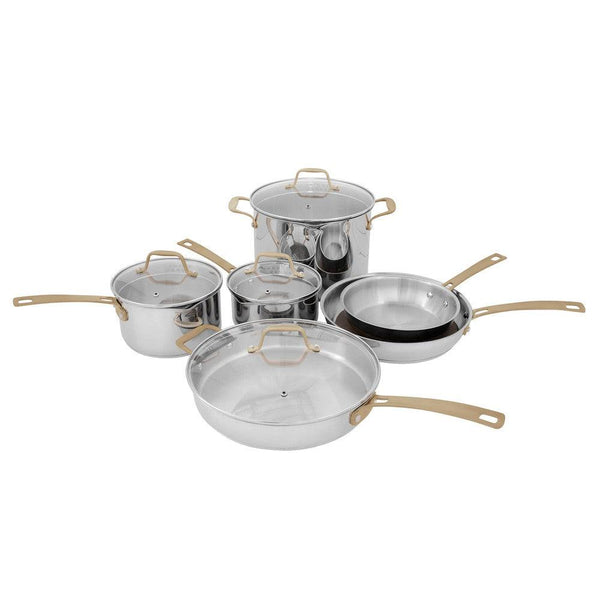 Stainless Steel Non-Toxic Cookware Set (CWSETL-ST-10) | ZLINE Kitchen ...